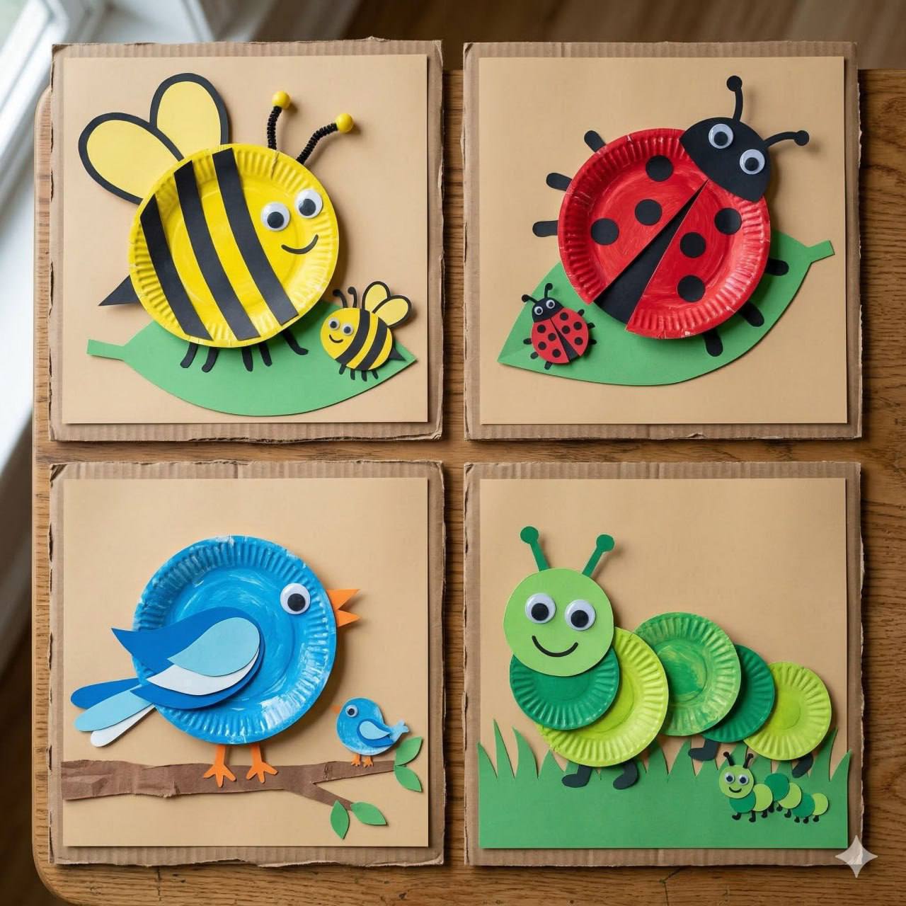 Поробки з паперових тарілок для дітей