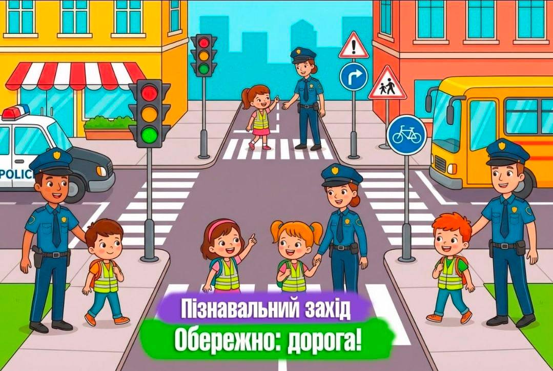 Захід для дітей з правила дорожнього руху в Одесі