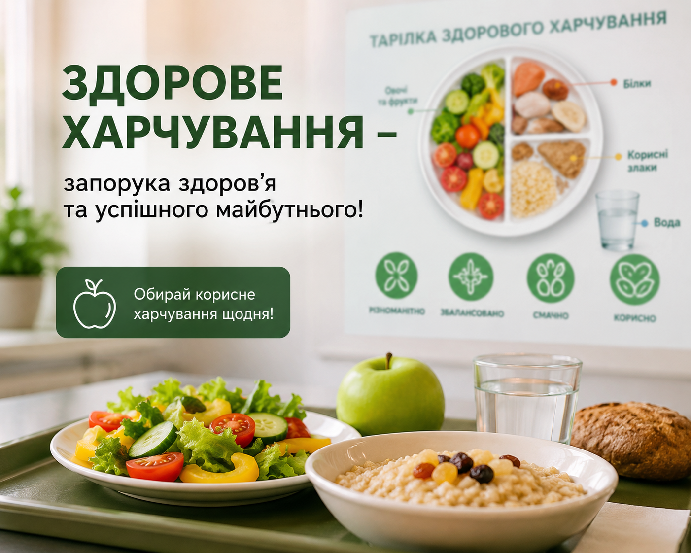 Матеріали про здорове харчування