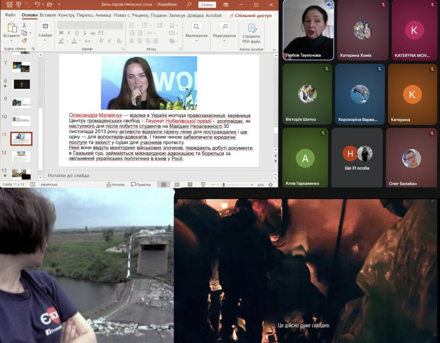 Кінопоказ «Євромайдан SOS» у Палаці дітей та молоді