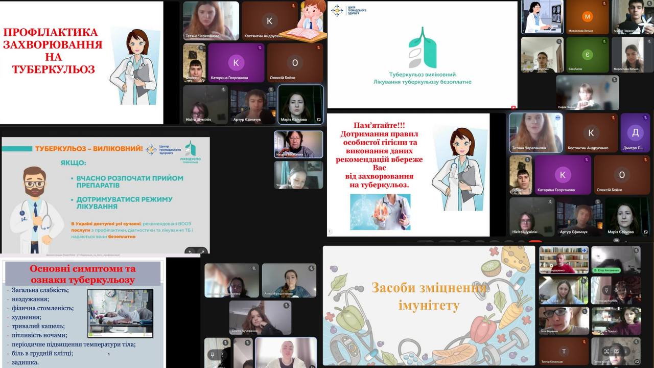 Заходи з профілактики туберкульозу у гімназії «Лідер»
