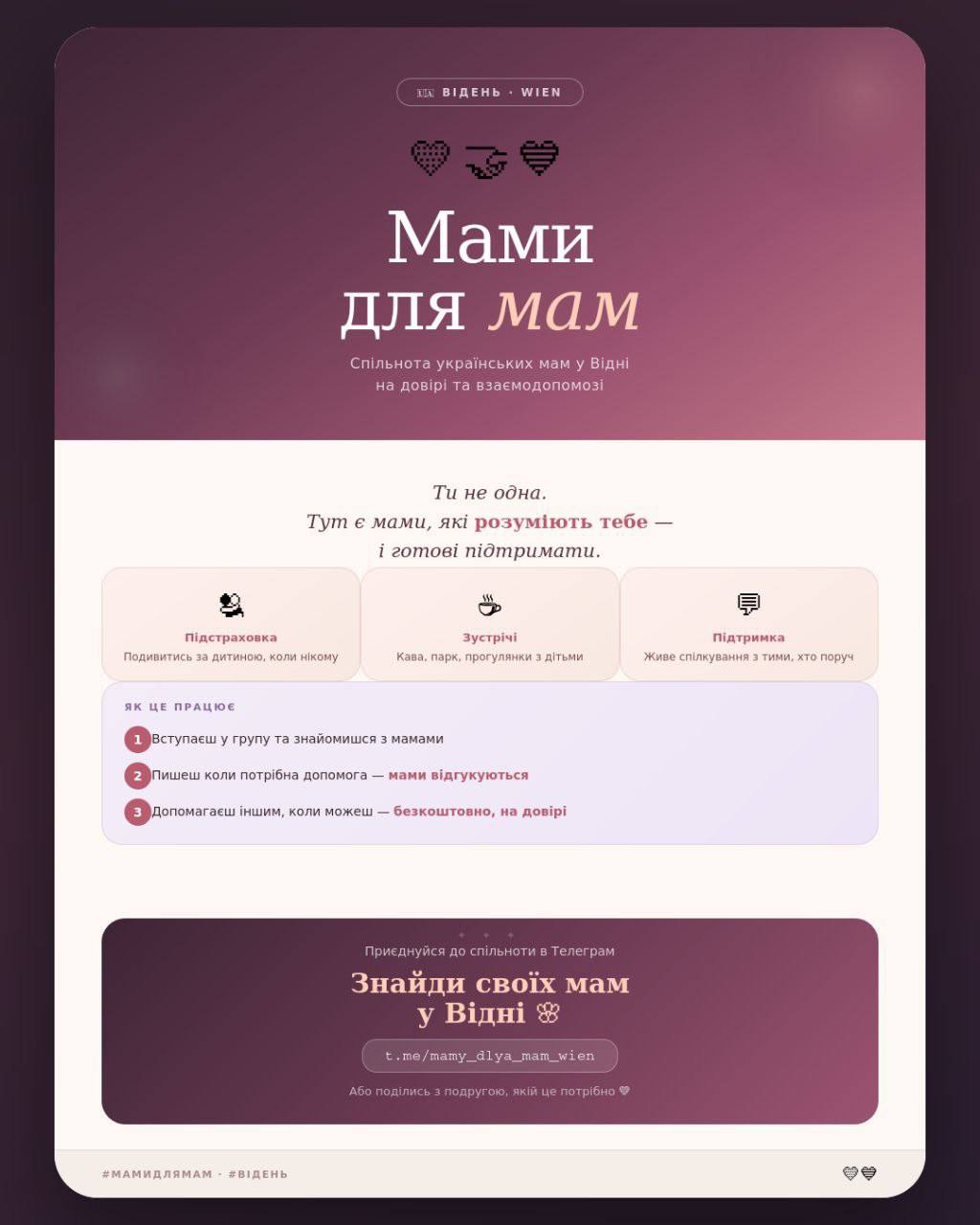 Спільнота українських мам у Відні