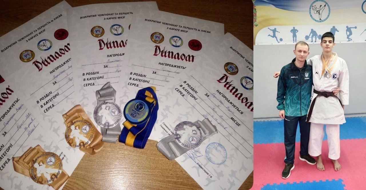 Перемоги Андрія Парасоченка на чемпіонаті Києва з карате